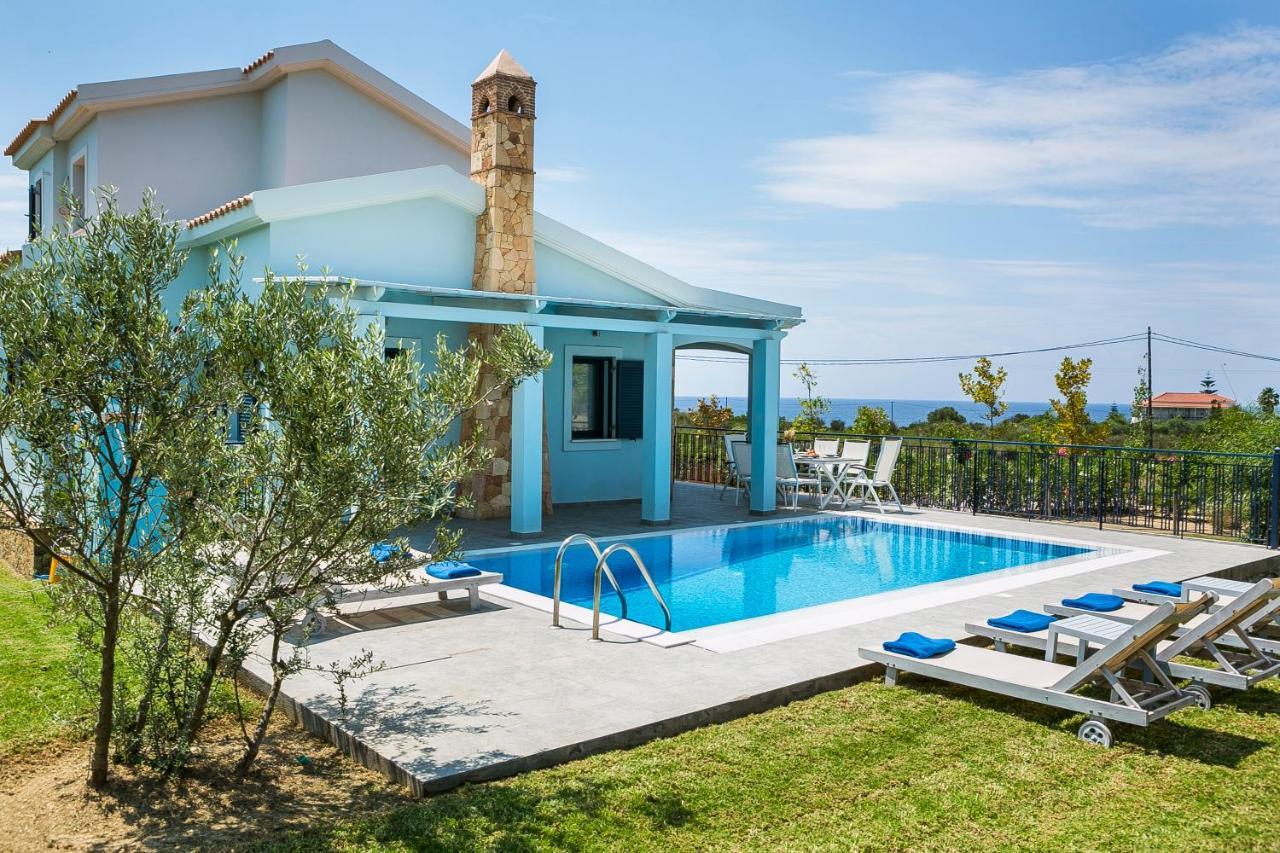 Seirios Luxury Villa Svoronata Exterior foto
